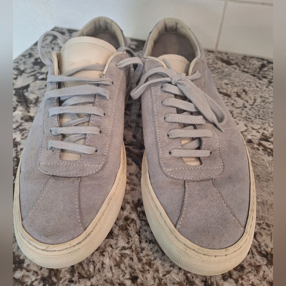 Common Progect Gray Suede Sneakers Size 39/ 9.5 US